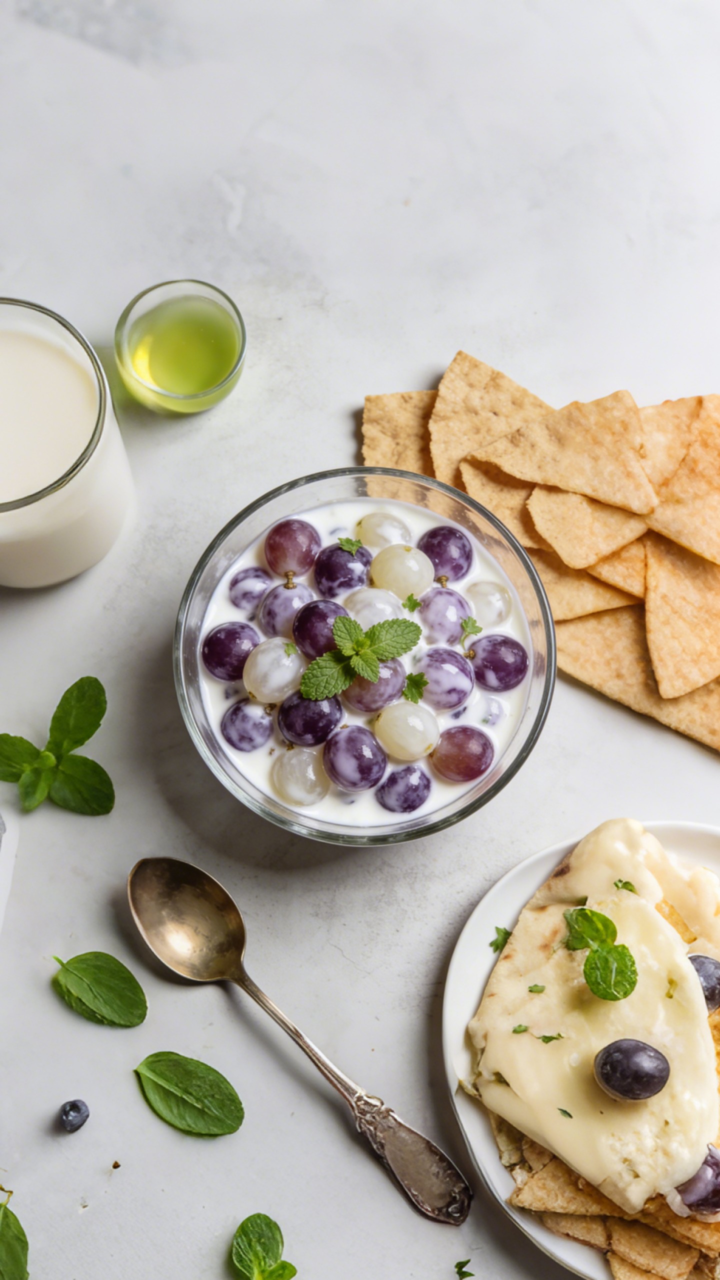 Fresh Fruit Yogurt Dessert